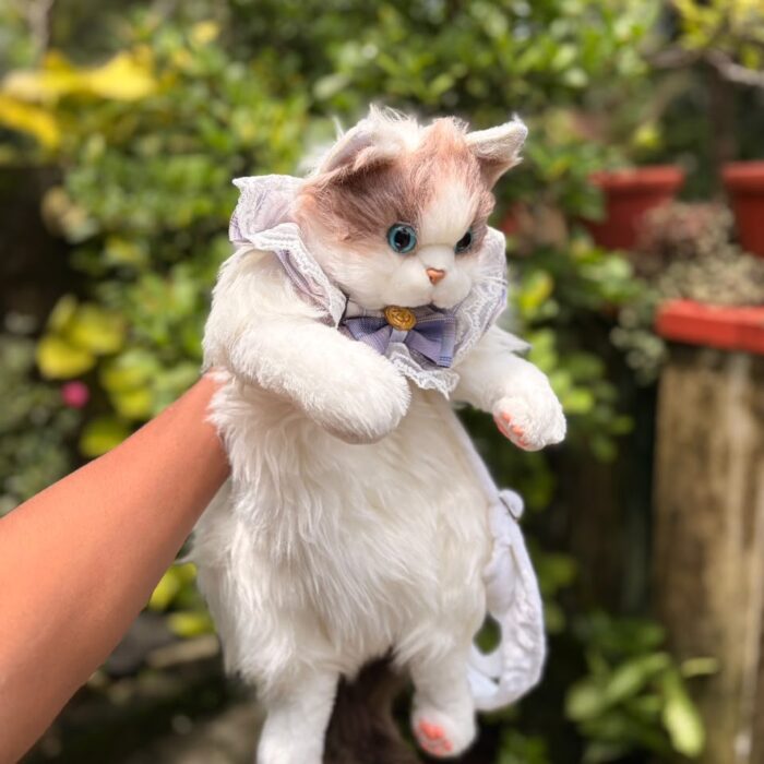Cute Fluffy Cat Crossbody Bag – Premium Soft Plush Sling Bag