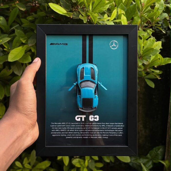 A5 Mercedes-AMG GT 63 Car Frame – Premium 3D Wall Decor